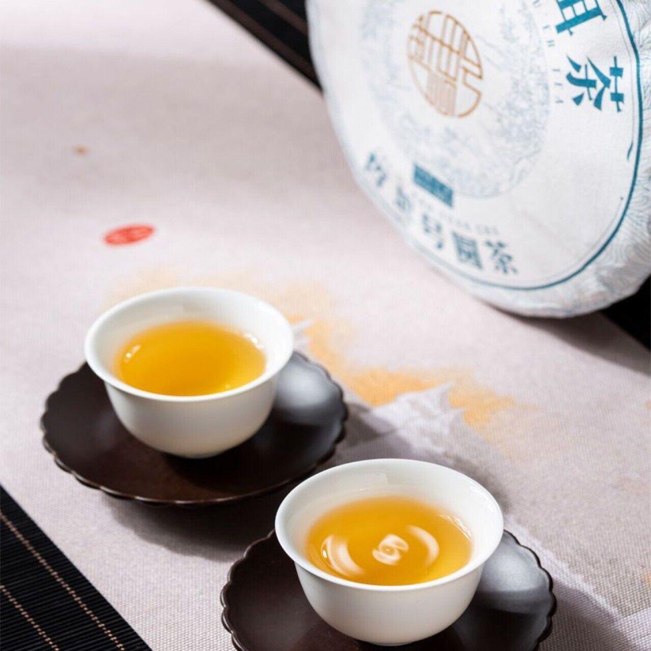 357г Сырой чайный пирог «Пуэр» Yunnan Seven Cakes Yiwu Zhengshan Xiang Yang Shui Soft 1 — фото 7