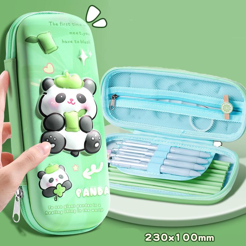 3D Stereoscopic Stationery Box Pen Case Cartoon High Appearance Level Multi-functional Pen Case Large-capacity Pencil Case