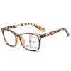 Square Multifocal Progressive Reading Glasses Men Fashion With Diopters Anti-glare Computer Eyeglasses Women UV400