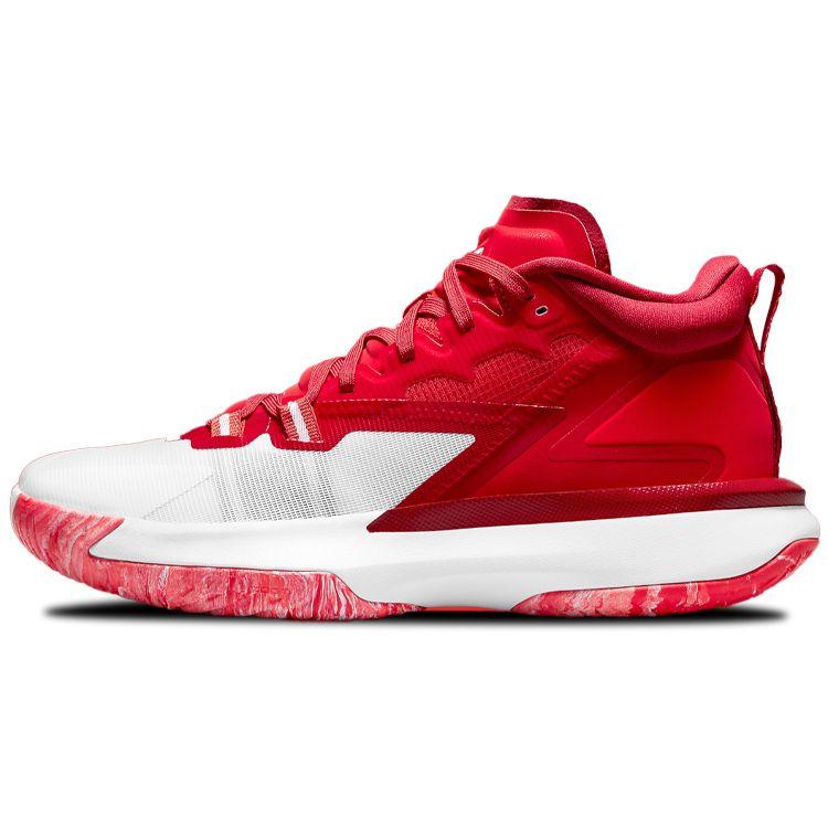 

Air Jordan Jordan Zion 1 TB University Красные мужские кроссовки Белые спортивные красные DC4208-601