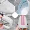 Women's Vulcanized Shoes Breathable Comfortable Hole Outdoor Sports Shoes Summer Running Shoes Fashion Board Shoes Thick Sole