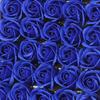 50Pcs Handmade Soap Rose Flower Three Layer Rose Wreath Making Artificial Rose Flowers Realistic Floral DIY Flower Head