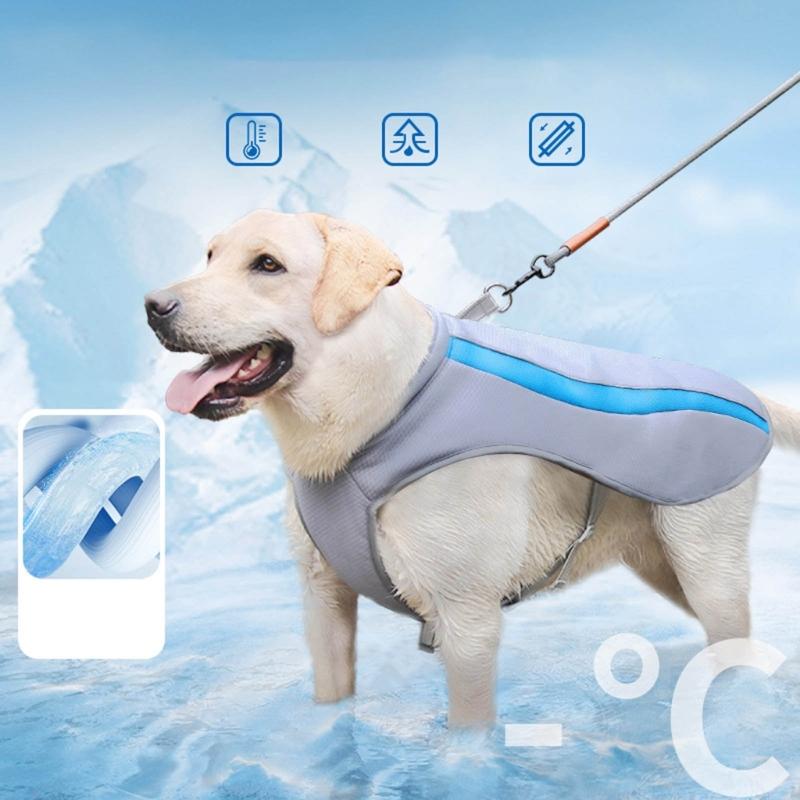 Prevent Heatstroke Dogs Cooling Vest Sleeveless Cat Cooling Jackets Dogs Vest Pet Summer Supplies Dogs Accessories