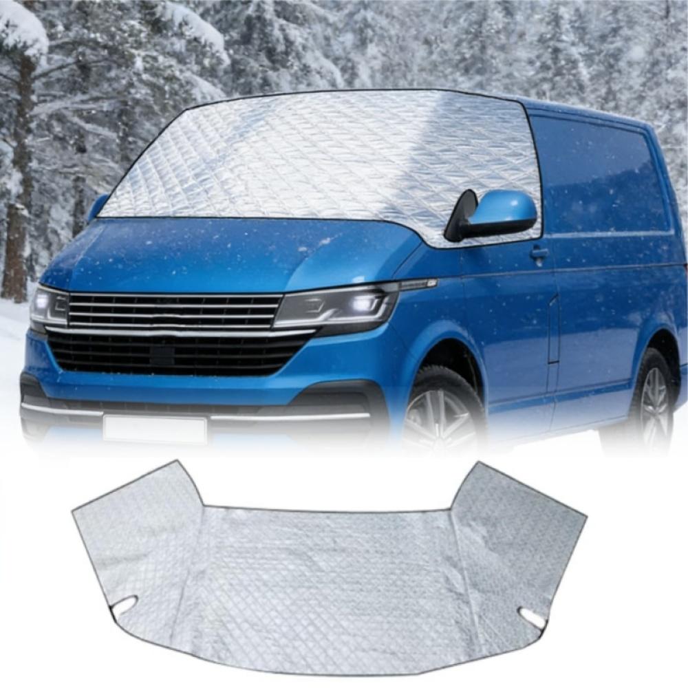 Front Windscreen Car Cover Winter Anti Frost Snow Ice Protection Cover Summer Sun Shade Cover For VW T6 Transporter 2016-2022