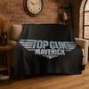 Couverture Douce et Chaude Top Gun Tom Cruise Flanelle Couverture Jetée pour Chambre Salon Lit Voyage Pique-nique Cadeau
