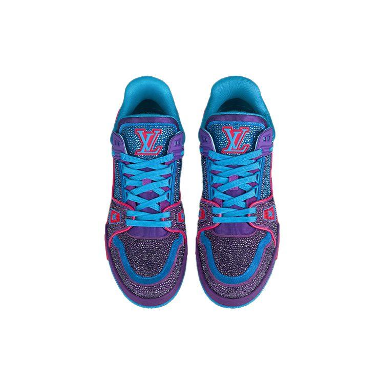 Louis Vuitton Trainers 'Blue Purple With Crystals' 1A9JWH