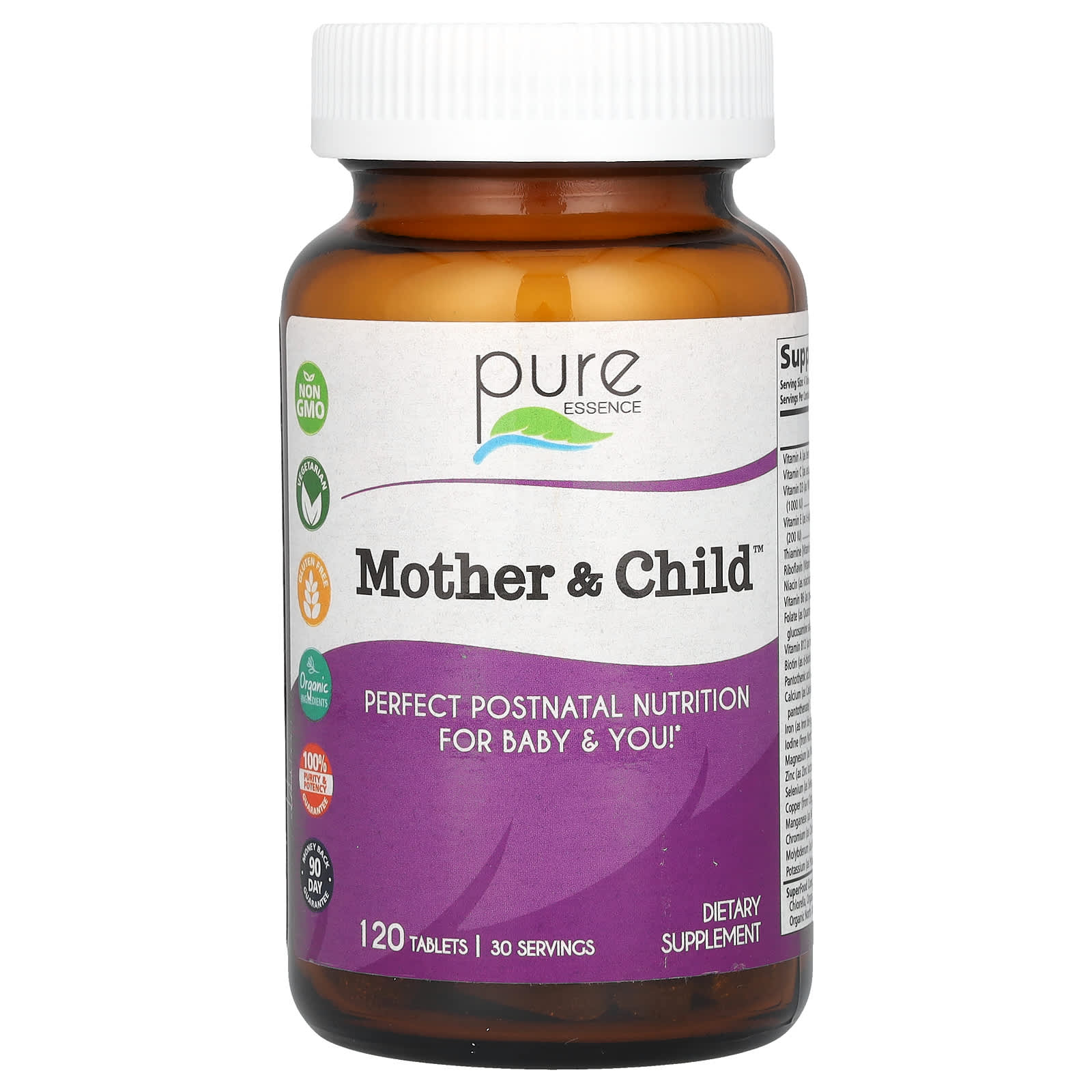 

Pure Essence, Mother & Child, 120 tablets