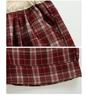 Girls' 2025 Fashion Spring & Autumn Outfit - Red Plaid Two-in-One Set for Toddlers