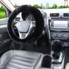 Car Steering Fur Wheel Cover Gear Shift Handbrake Cover with Winter Warm Wool Fashion for Girl Women Ladies