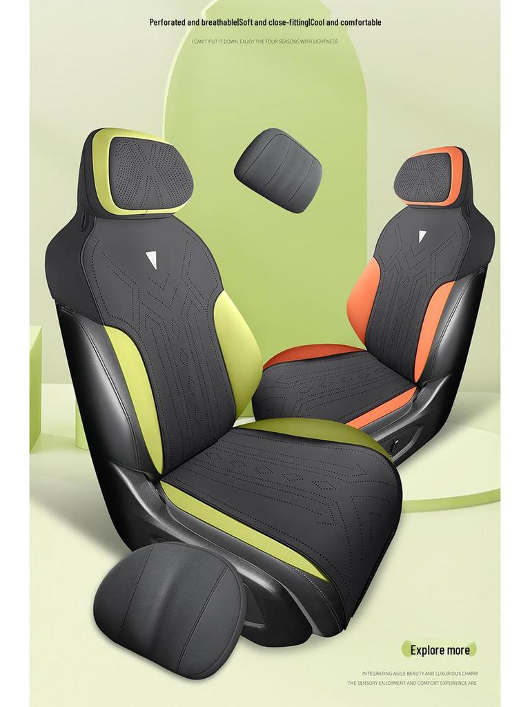 Changan Shenlan S8 All-Season Suede Car Seat Cushion with Ventilation