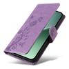 For Xiaomi 15 Pro Leather Case Butterfly Floral Imprint Wallet Stand Cover