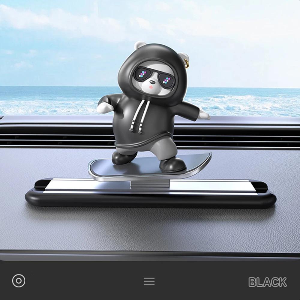 Car Dashboard Sliding Toy with Temporary Parking Phone Number Plate