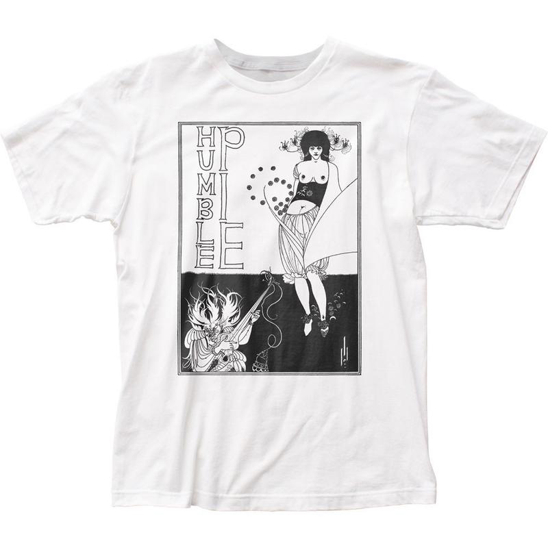 Humble Pie Aubrey Beardsley Unisex T-Shirt Music Classic Rock Band Tee New White Graphic Tee XL