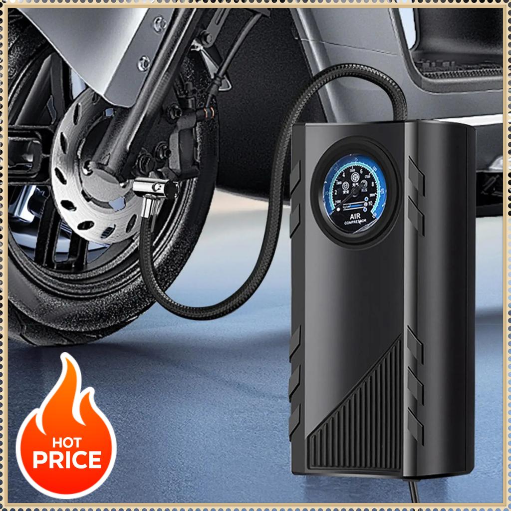 Hot-selling car air pump, sturdy and durable high-performance quick inflation tool suitable for bicycle motorcycle and car tires