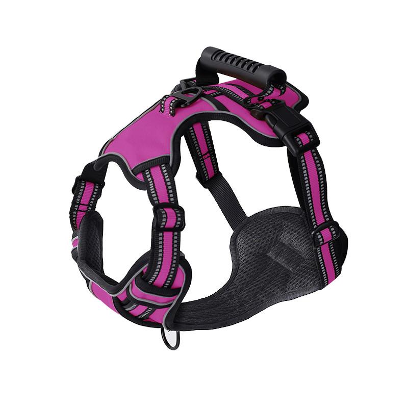Reflective Dog Harness No Pull Adjustable Dog Harness Vest Breathable Pet Harness For Small Medium Large Dog Pet Supplies
