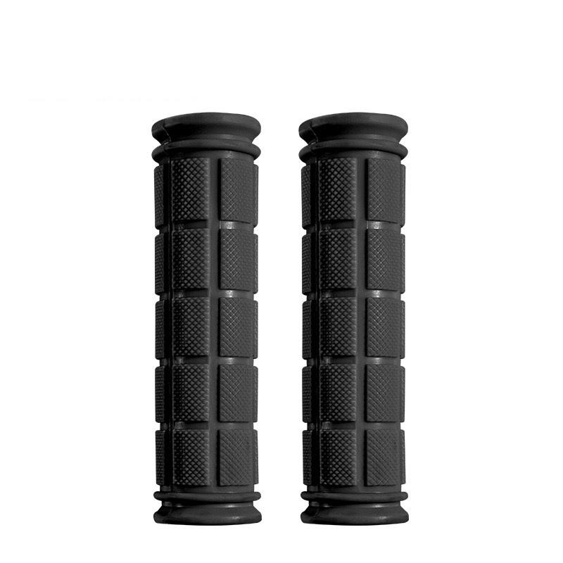 Lightweight TPR Rubber Bike Bicycle Handlebar Grips Non-Slip for Easy Bike Repair чёрный