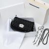 A Small Number of High-grade Folded Cloud Bag Light Luxury Rhinrhinel Chain Underarm Bag Single Shoulder Crossbody Bag Female