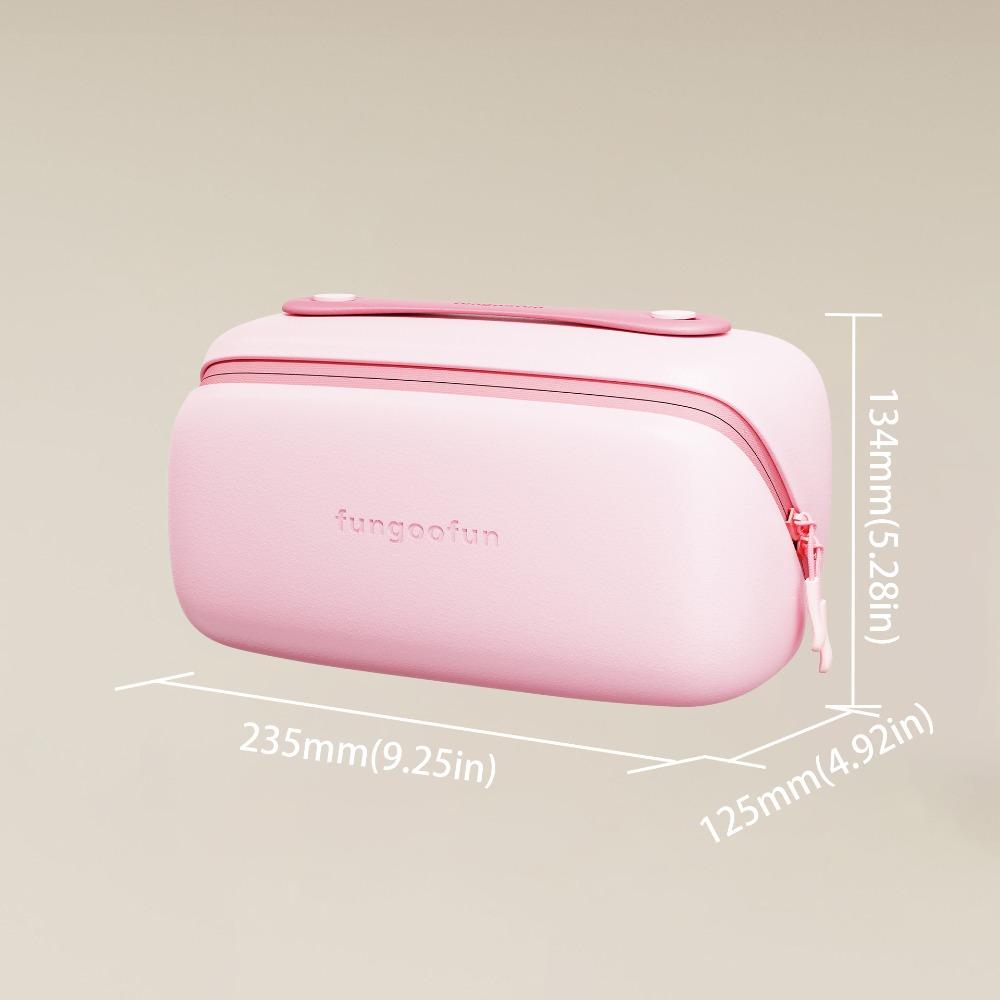 

Storage Pouch Waterproof EVA Bag Luxury Design Makeup Organizer Bag Zipper Tote Handbag Storage розовый