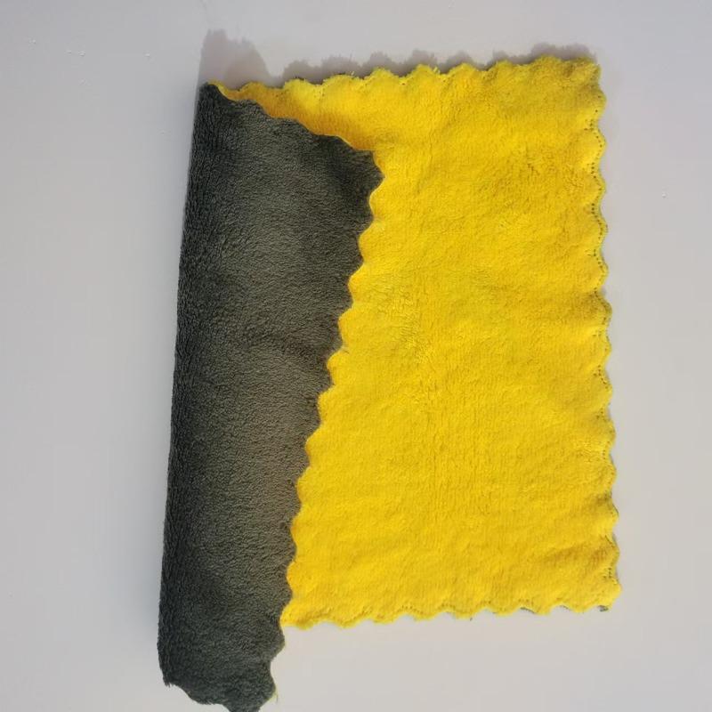 Thickened Household Cleaning Absorbent and Non-shedding Car Wash Cloth Soft Car Paint and Floor Cleaning Cloth