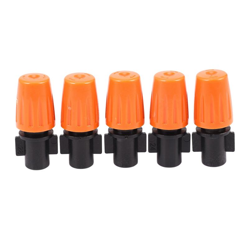 AAAF 4X Garden Sprinklers Automatic Watering Grass Lawn 360 Degree Circle Rotating Water Sprinkler 5 Nozzles Garden Pipe Hose