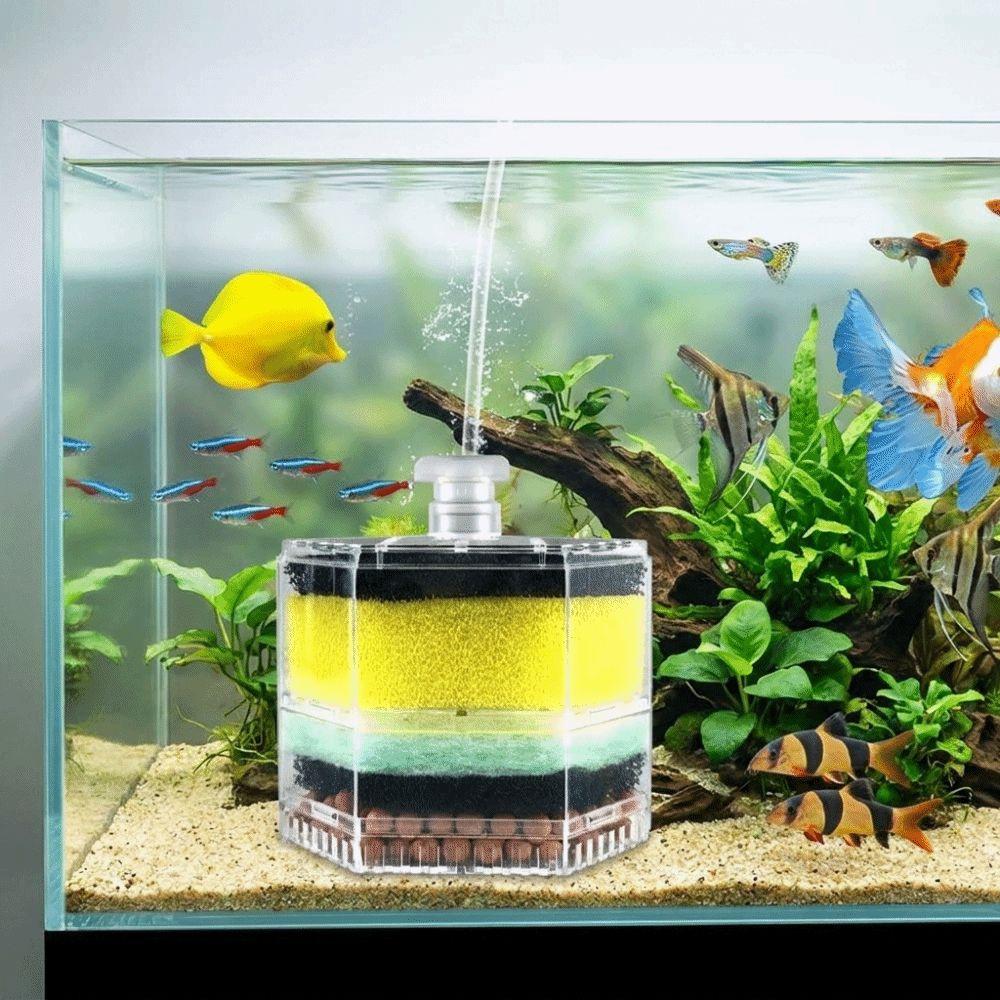 Detachable Aquarium Filter Efficient Bio Sponge Filter Water Purification Filter  Small Fish Tanks