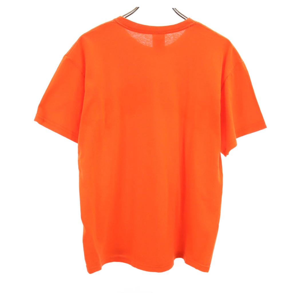 Gildan Short Sleeve T-shirt M Orange Men's Used