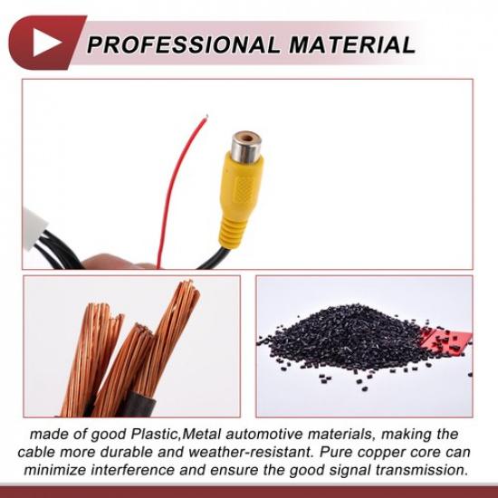 Rear View Camera Adapter Wire Harness Cable Single  for Toyota Camry 12-14