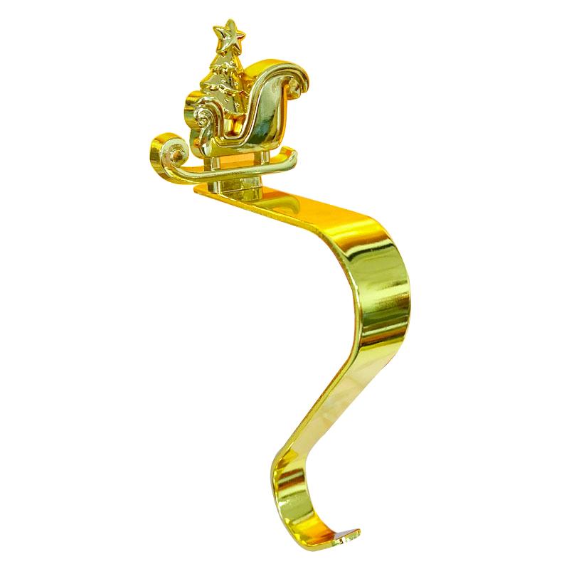 

1PC Fireplace Hook Living Room Snowflake Tree Elf Home Christmas Stocking Hook Xmas Gift Golden Silver Hook Bedroom Metal Kitchen золотий