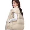 2024 Autumn and Winter New Down Jacket Women's Stand-up Collar Light and Thin 90 White Duck Down Fashionable and Thin Short Vest