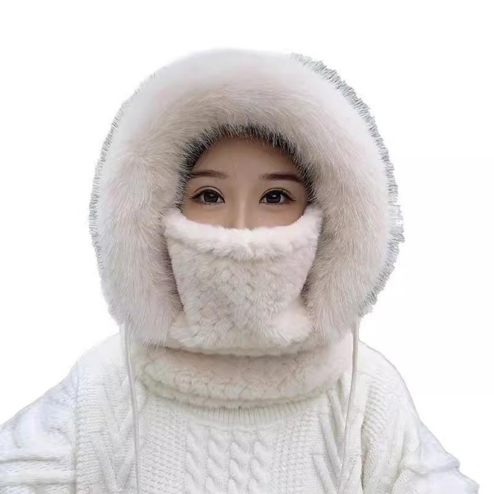 Coldproof Scarf Mask Integrated Hat Warm Lei Feng Hat New Helmet Cap  Unisex