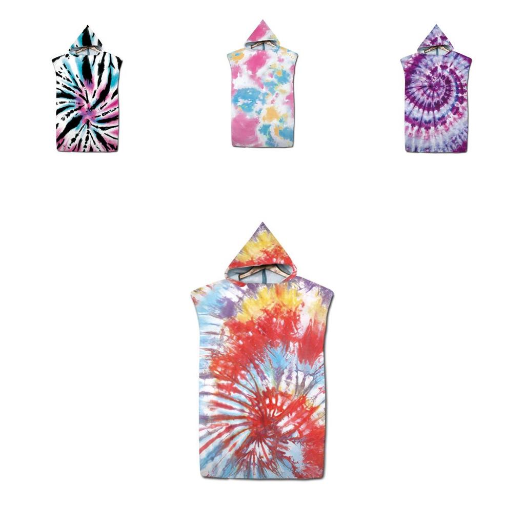 Quick Dry Hooded Bathrobe Towel For Beach And Outdoor Activities
