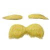 Fake Mustache and Eyebrows Set,Adhesive Fake Beard,Novelty Realistic Facials Hair for Cosplay Costume Halloween Party