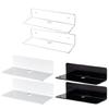 Innovative Self Adhesive Shelf Wall Mounted Display Shelf  No Drill Display Rack