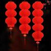 Red Honeycomb Lantern String for Festivals