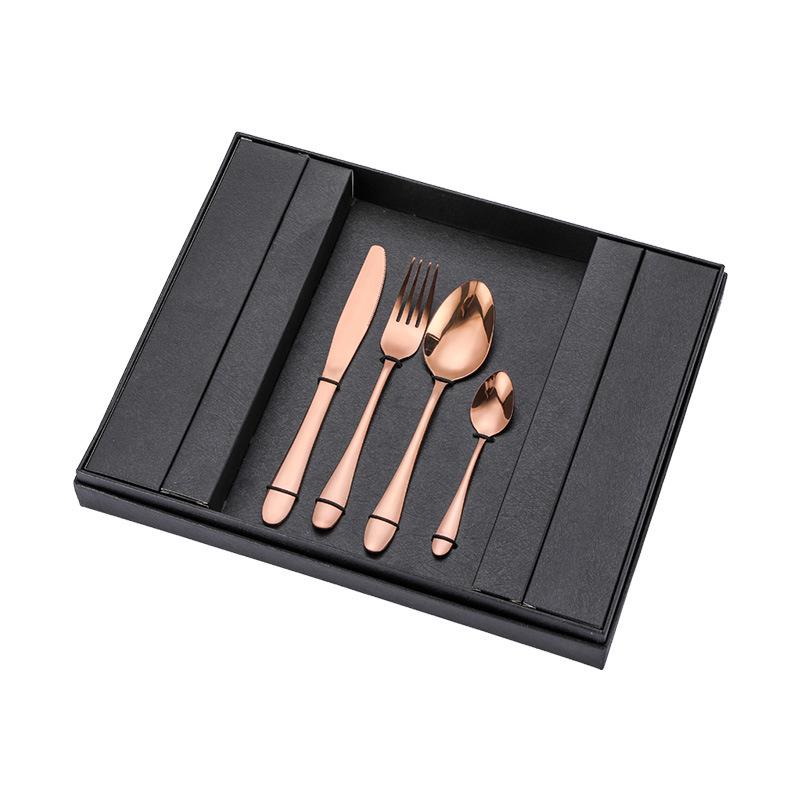 Stainless Steel 24-Piece Cutlery Set for 6 – Includes Knife, Fork, Spoon – Gift Boxed