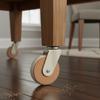 Lightweight Heavy-Duty Swivel Casters Total Capacity 200lbs Brake System PU Wheels  Furniture