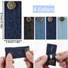 1-4pcs Pant Extender Button Unisex Skirt Trousers Jeans Waist Expander Waist Band Extender Button Pant Elastic Extender Buckle