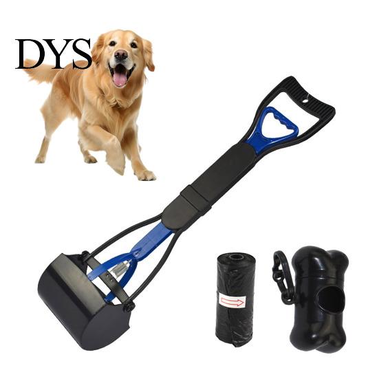 Large And Medium Dog Waste Scooper Pooper Scooper, Portable Pet Cleanup Tool with 20 Bags, Outdoor Carry Case, Foldable for Yard, Lawn, Use