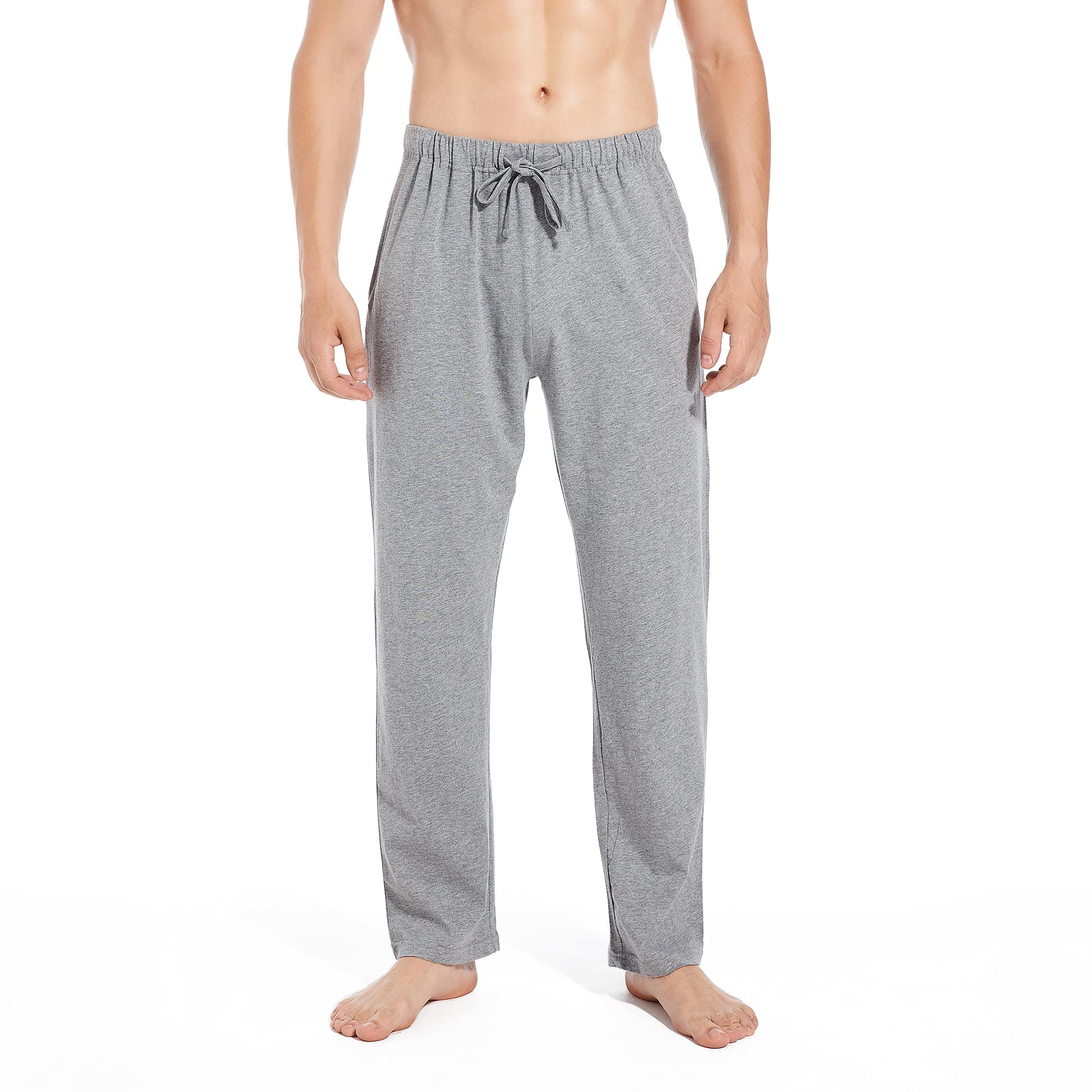 

Vulcandon Хлопковая пижама Дышащие брюки для дома для комфортного размера M Мужские 100% Брюки, Приятные к коже, Влагоотводящие, Для сна, Серый, серый