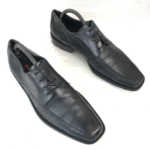 Lloyd Made In Germany Leather Swirl Moc Dress Shoes Size 8F 26.5cm Black(USED)