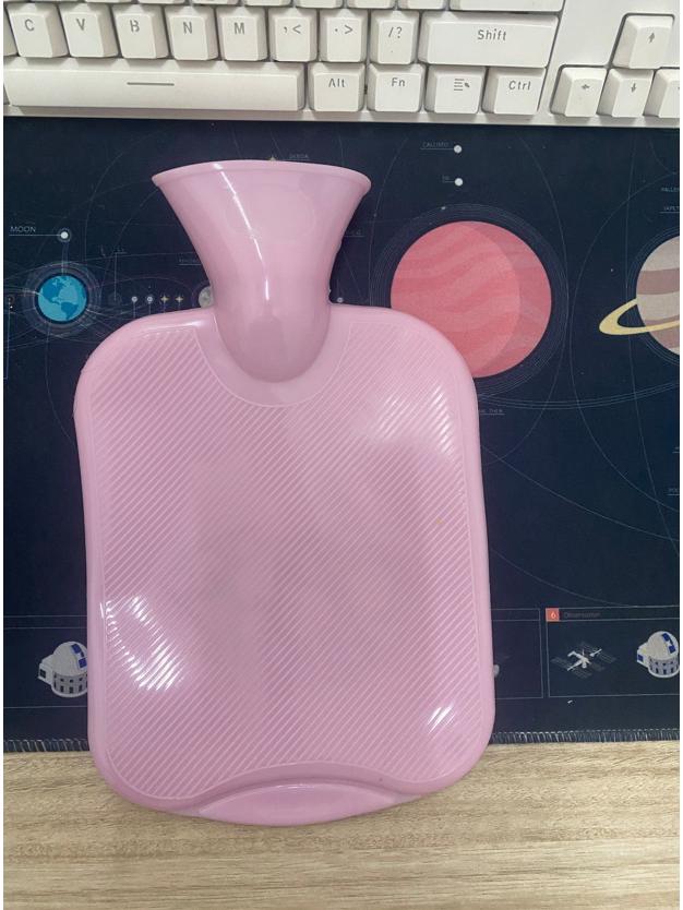 Faux Rabbit Fur Hot Water Bottle - Pour-In, Hand Warmer, Long-Lasting Heat, Large Capacity