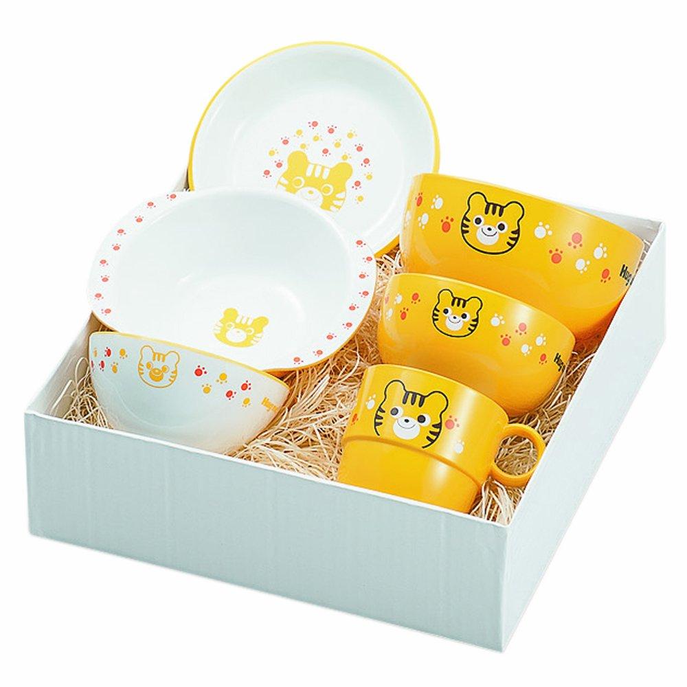 Hug me Break-Resistant Dishware 6-Piece Set (Tiger Design) Y15242