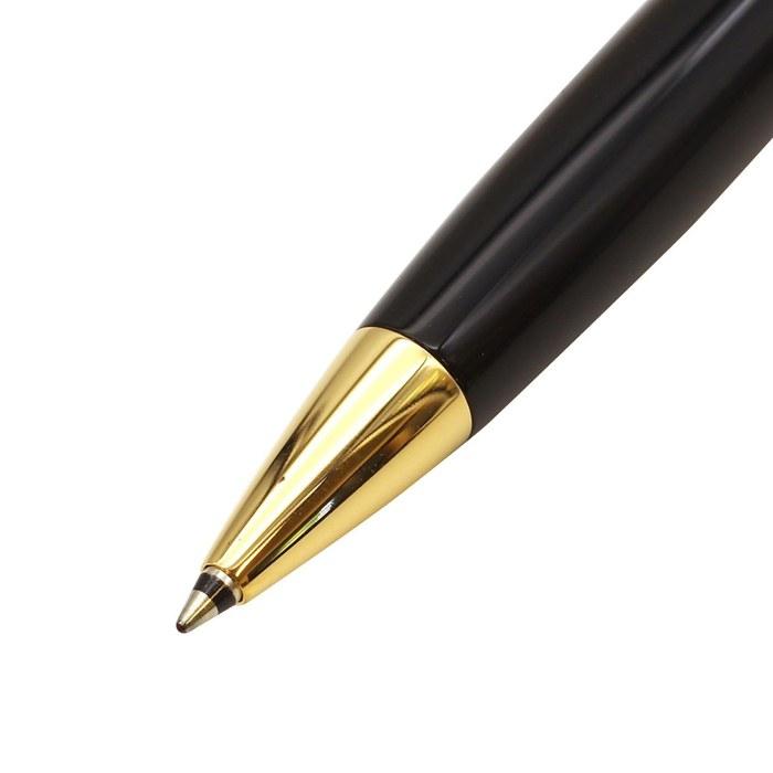 Romeo No. 3 Ballpoint Pen Mini Black/Gold Plated Black & Gold, 10x110mm/21g