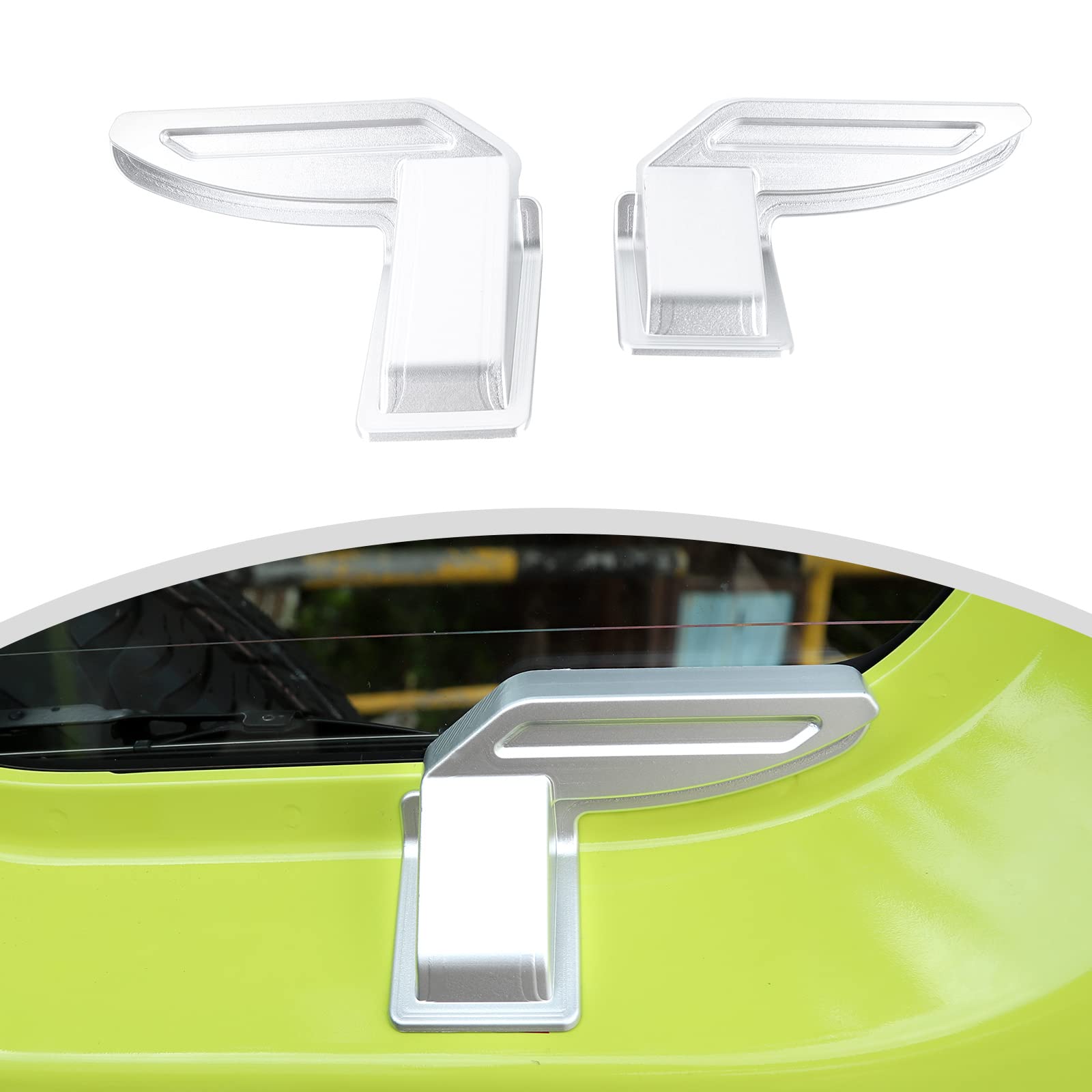 

Накладка на обогреватель заднего стекла для Suzuki Jimny JB64 JB74 [Материал ABS / Установка на 3M-клей] серебряный