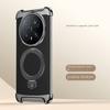 Bezelless Plating Plain Skin Metal Rotating Magnetic Ring Holder Case For Honor Magic 8 Pro Magic 8 7 Pro Honor X9d Slim Cover