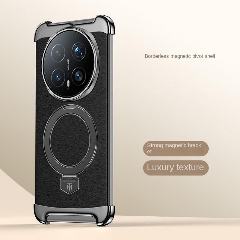 

Bezelless plating plain skin metal rotating magnetic ring holder Case For Honor Magic 8 Pro magic 8 7 Pro honor X9d Slim Cover HONOR X9D
