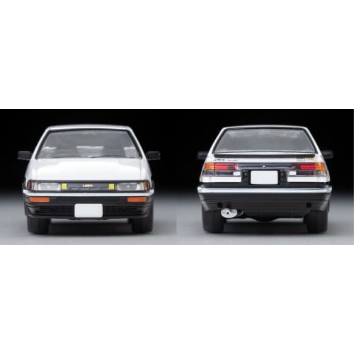TOMYTEC Tomica Limited Vintage Neo 1/64 Scale LV-N304c Toyota Corolla Levin 2-Door GT-APEX 1985 White/Black Finished Model