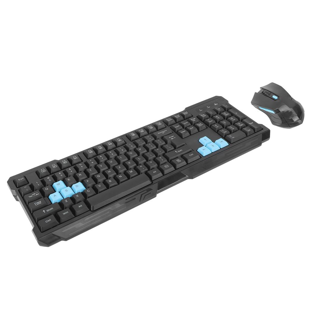 Wireless Keyboard Mouse Combo Set 2.4G Multimedia USB Receiver for Desktop Computer Gaming