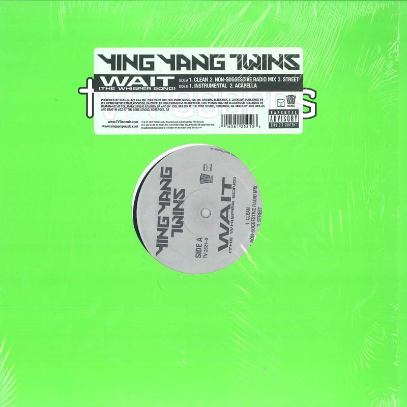

12inch Record YING YANG TWINS Wait TV25210 TVTRECORDS 2005 Unknown Rap HipHopRB Used