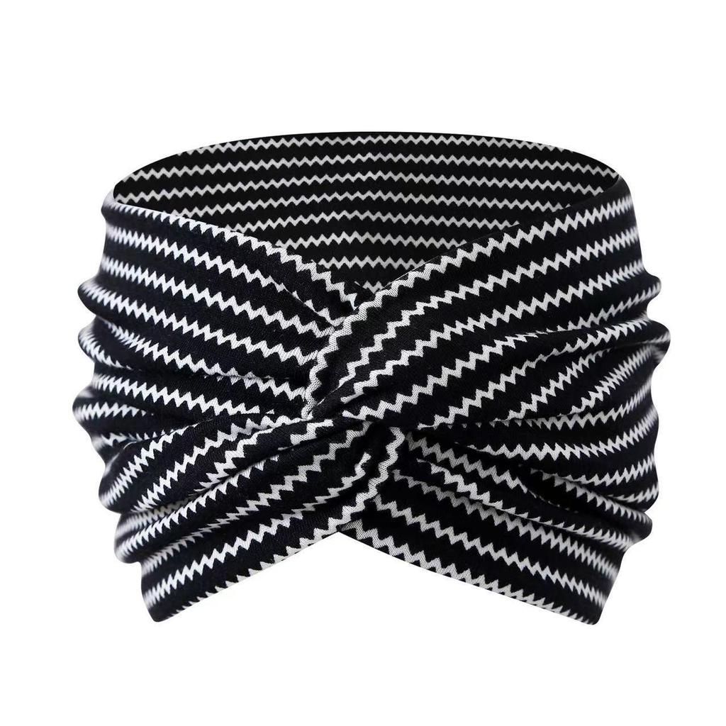 European & American Bohemian Print Sports Headband Hair Accessory